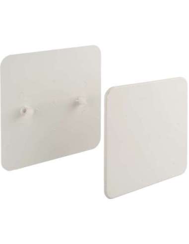 Tapa con garra de plástico 104 x 104 mm para cajas Refs. 6625