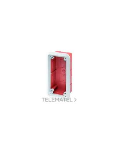 CAJA CON MARCO DE EMPOTRAR DE BASES FIJE VERTICALES - 16/32A SBF - IP55 - A000820625 GEWISS GW66683N
