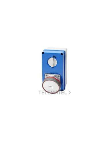 BASE FIJA INTERBLOQUEADAS VERTICAL - CON FONDO - SIN BASE PORTAFUSIBLES - 3P+N+T 63A 34 - A000820651 GEWISS GW67264N