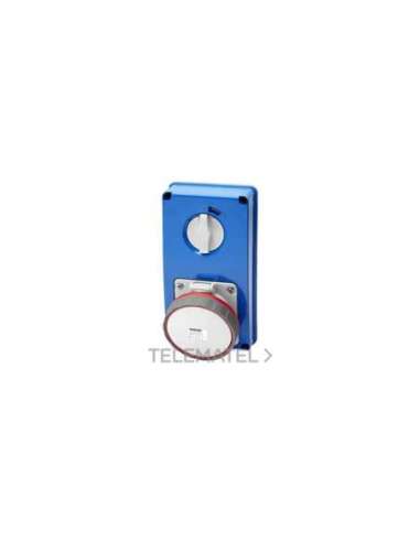 BASE FIJA INTERBLOQUEADAS VERTICAL - SIN FONDO - SIN BASE PORTAFUSIBLES - 3P+T 63A 380- - A000820661 GEWISS GW67363N