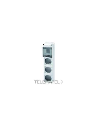 Q-DIN 5 MÓDULOS - 3 BASES ALOJABLES IEC 309 16A IP44/67 - IP65 - A000820665 GEWISS GW68001N