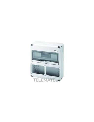 Q-DIN 14 MÓDULOS - 2 TROQUELES - HORIZONTAL IB 16/32A - SBF IP65 - A000820670 GEWISS GW68006N