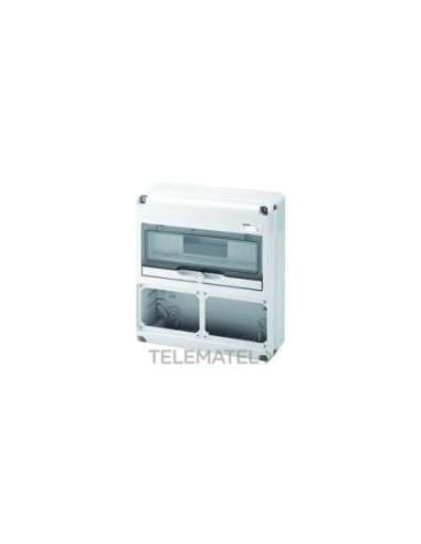 Q-DIN 10 MÓDULOS - 2 TROQUELES - HORIZONTAL IB 16/32A - SBF IP65 - A000820681 GEWISS GW68019N
