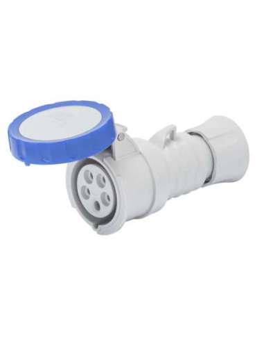 BASE MÓVIL RECTA HP - IP66/IP67/IP68/IP69 - 2P+T 16A 200-250V 50/60HZ - AZUL - 6H - CON - A001065757 GEWISS GW62026H