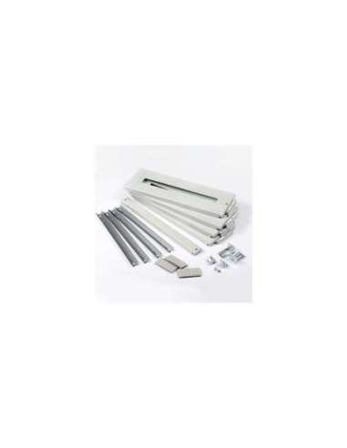 KIT TAPAS PLÁSTICAS SUPERFICIE + RAÍL DIN (5 TAPAS 200 + 1 TAPA CIEGA 50) - A001072612 IDE S120P200