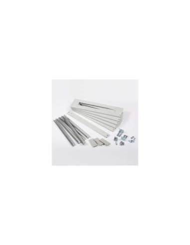 KIT TAPAS METÁLICAS SUPERFICIE + RAÍL DIN (3 TAPAS 150) - A001072621 IDE S72M150