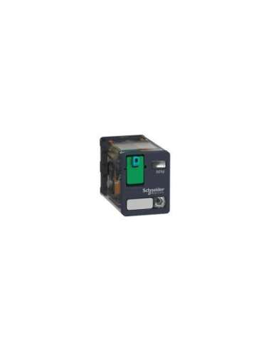 Relé de potencia enchufable - Zelio RPM - 2 CA - 24 V CC - Led - A001141618 SCHNEIDER ELECTRIC RPM22BD