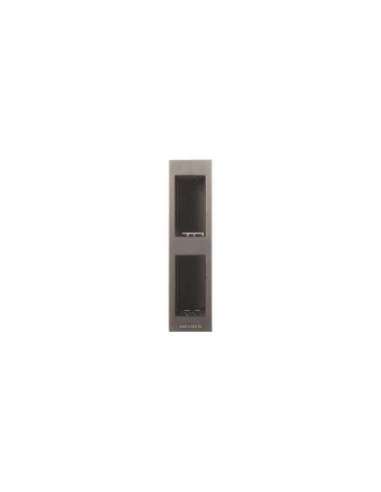 Placa carpint. 2 Vent. Vertical AN - A001295365 NIESSEN N2671.2 AN (EMBALAJE DE 5 UNIDADES)