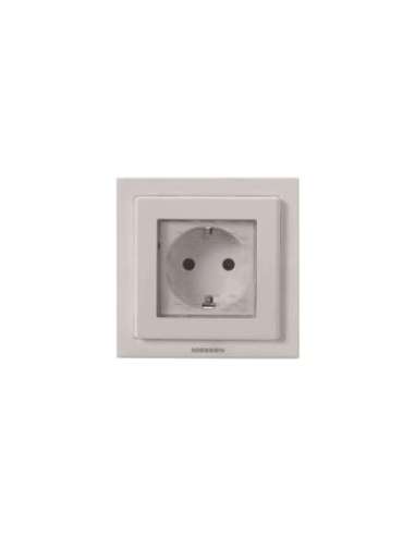 B.Schuko IP55 empotrar Zenit BL - A001295369 NIESSEN N3088 BL