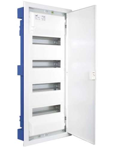 Caja de distribución de empotrar en tabique hueco de 56 elementos. Sistema de fijación - A001617158 SOLERA MP56HGW