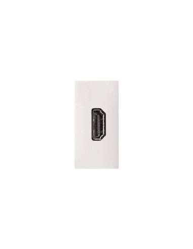Toma HDMI hembra-hembra c latiguillo BL N2155.71 BL - A001664425 NIESSEN N2155.71 BL