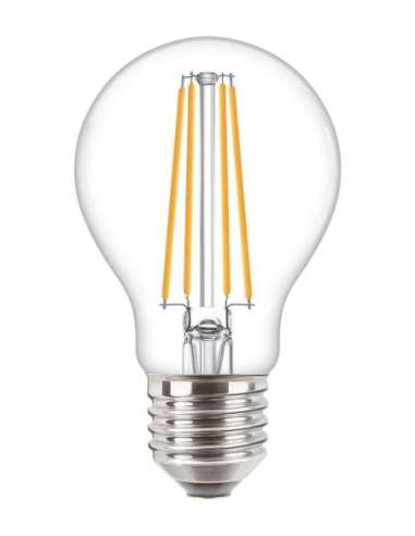 Lámpara MZD LEDCLA 60W A60 E27 827 CL ND 1CT/10 MAZ_MAZ 54161700 (EMBALAJE DE 10 UNIDADES)