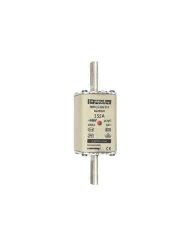 Fusible NH1 gG 500VAC 355A patillas sin aislar Indicador doble MERSEN R228520 (EMBALAJE DE 3 UNIDADES)