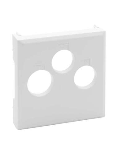 Frontal Niloé Step - Bases de televisión TV-R-SAT - Blanco mate LEGRAND 864157 (EMBALAJE DE 10 UNIDADES)