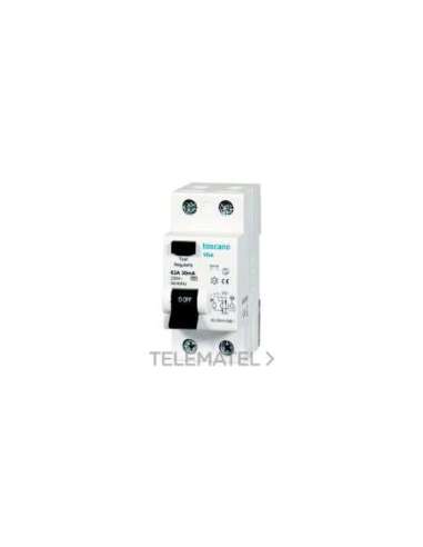 DIFERENCIAL 2 POLOS 10KA 25A 30MA TIPO A VDA2P2530 TOSCANO 10005347