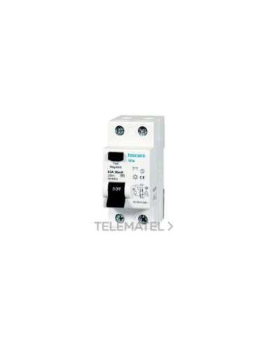 DIFERENCIAL 2 POLOS 10KA 25A 300MA TIPO A VDA2P25300 TOSCANO 10005349