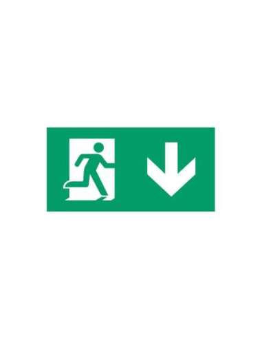 PICTOGRAMA CORRER ABAJO PUERTA PEX-SD NORMALUX PEX-SD