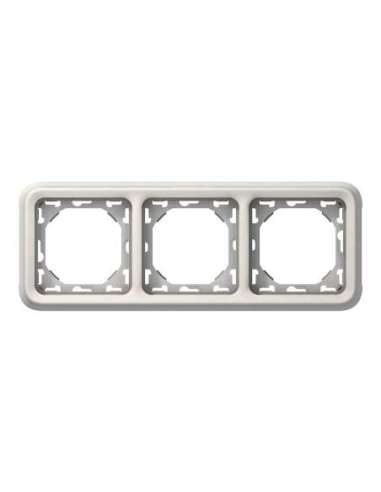 PLEXO MARCO EMPOTRAR 3ELE. HORIZ. BLANCO LEGRAND 069698