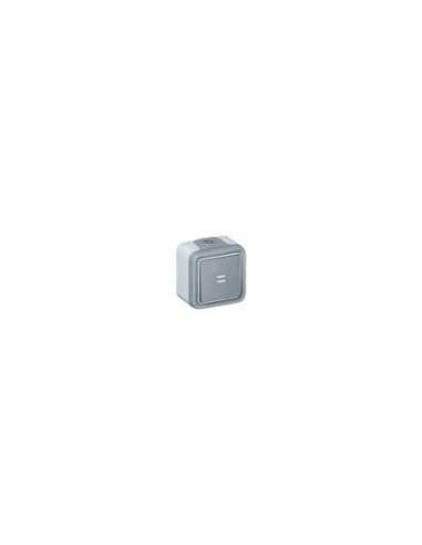 PLEXO TM PULSADOR LUMINOSO GRIS MONOB. LEGRAND 069722