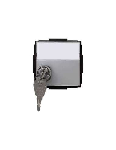 Tapa abatible con llave para artículos modulares de las diferentes series aluminio Simo - A000037080 SIMON 2705091-033