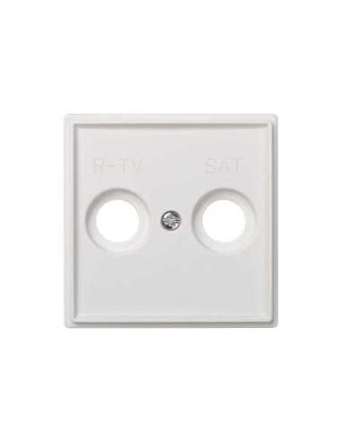 Placa para tomas inductivas de R-TV+SAT blanco Simon 27 Scudo - A000037084 SIMON 2705097-030