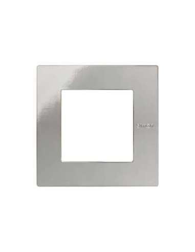 Marco para 1 elemento cromado Simon 27 Scudo - A000037093 SIMON 2705610-124