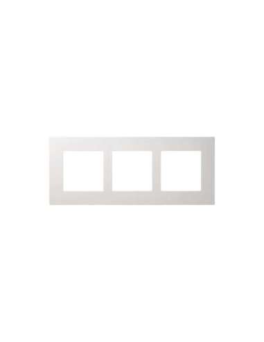 Marco para 3 elementos blanco Simon 27 Scudo - A000037097 SIMON 2705630-030