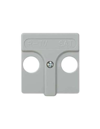 Placa para tomas inductivas de R-TV+SAT gris Simon 27 Play - A000037123 SIMON 27097-37