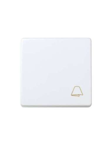 Pulsador con grabado campana 10 A 250V~ y sistema de embornamiento rápido blanco Simon - A000037151 SIMON 27150-65
