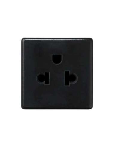 Base de enchufe bipolar mixta (europea-americana) 16 A 250V~ con toma tierra y emb. a t - A000037225 SIMON 27439-38
