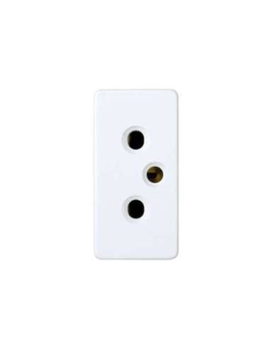Base de enchufe bipolar 10 A 250V~ de medio elemento con dispositivo seguridad y emb. r - A000037228 SIMON 27442-64