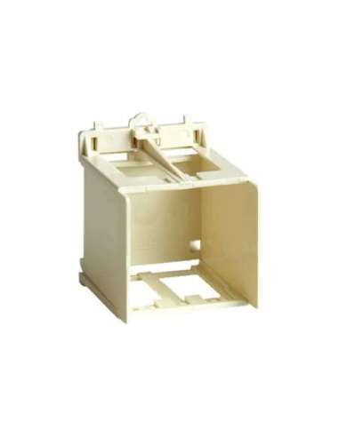 Adaptador para carril DIN marfil para todos los mecanismos modulares de Simon 27 Play - A000037450 SIMON 27898-31