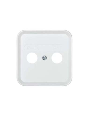 Placa para tomas inductivas de R-TV+SAT blanco Simon 31 - A000037690 SIMON 31097-60
