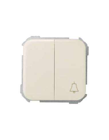 Grupo de 1 conmutador 10 AX 250V~ y 1 pulsador 10 A 250V~ con sistema de embornamiento - A000037758 SIMON 31301-31