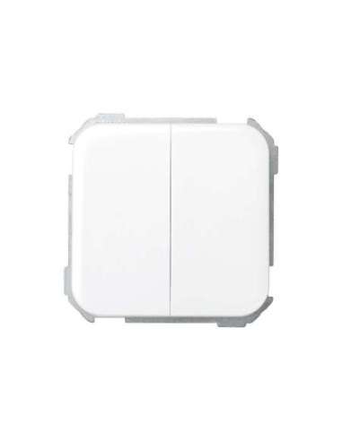 Grupo de 2 conmutadores 10 AX 250V~ con sistema de embornamiento rápido blanco Simon 31 - A000037774 SIMON 31397-30