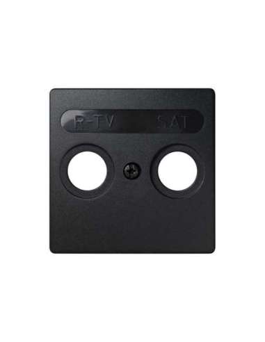 Placa para tomas inductivas de R-TV+SAT grafito Simon 73 Loft - A000038783 SIMON 73097-62