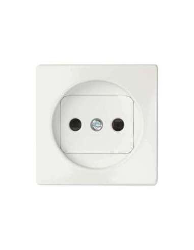 Tapa con dispositivo de seguridad para la base de enchufe bipolar blanco Simon 82 - A000039677 SIMON 82040-30