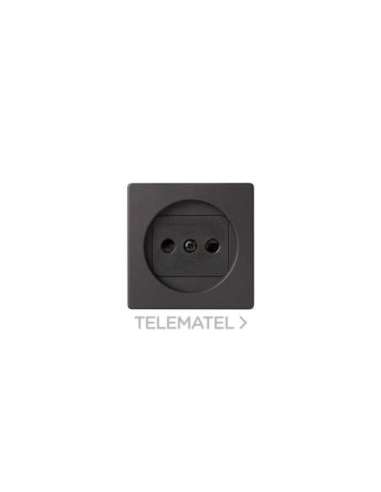 Tapa con dispositivo de seguridad para la base de enchufe bipolar grafito Simon 82 - A000039681 SIMON 82040-38