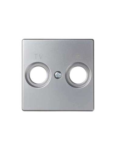 Placa para tomas inductivas de R-TV aluminio Simon 82 - A000039728 SIMON 82053-33