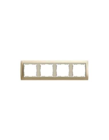 Marco para 4 elementos cava mate interior cava Simon 82 - A000040209 SIMON 82944-34