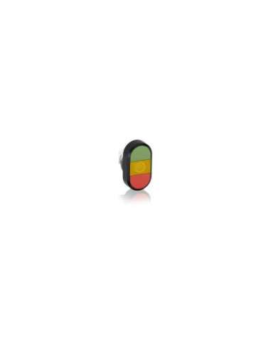 PULSADOR DOBLE MPD1-11Y 1SFA611130R1103 - A000104851 ABB 1SFA611130R1103 (EMBALAJE DE 10 UNIDADES)
