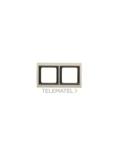 Marco 2 elementos horizontal - A000122275 NIESSEN 8472.1 BL