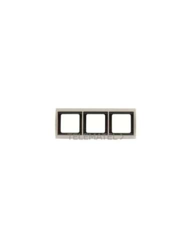 Marco 3 elementos horizontal - A000122293 NIESSEN 8473.1 BL