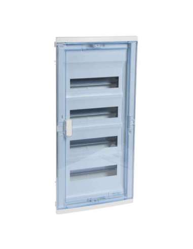 Caja modular de empotrar Nedbox con puerta transparente extraplana - 4 filas de 12+2 mó - A000127442 LEGRAND 001524