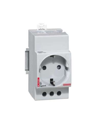 Toma de corriente - 10/16A - 250 V~ - 2P+T - con obturador - A000127632 LEGRAND 004285