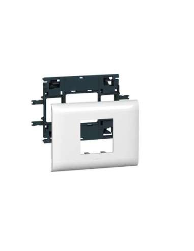 Soporte Mosaic - para DLP tapa 85mm - 2 módulos - A000128429 LEGRAND 010992