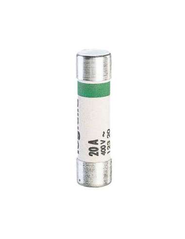 Fusible cilíndrico tipo gG - 8x32mm - sin indicador de fusión - 20A - A000128487 LEGRAND 012320