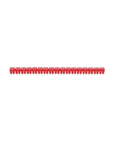 Etiqueta CAB 3 para cableado de 4 a 6mm² - cifra 2 - rojo - A000130857 LEGRAND 038232 (EMBALAJE DE 800 UNIDADES)