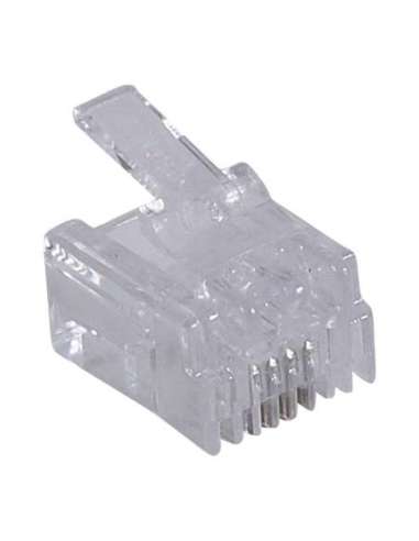 Clavija RJ 11 - 4 contactos - an. 9
