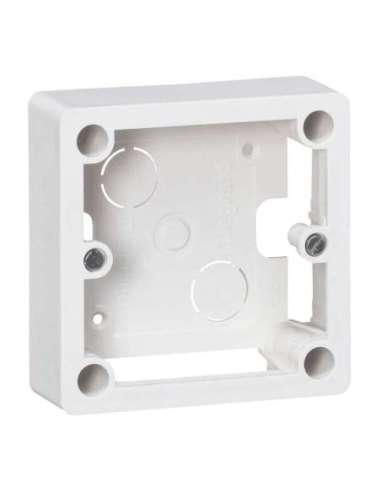 Caja de superficie para bases de 95x95 y 100x100mm Profundidad 40mm 1 elemento. Color b - A000131473 LEGRAND 055849